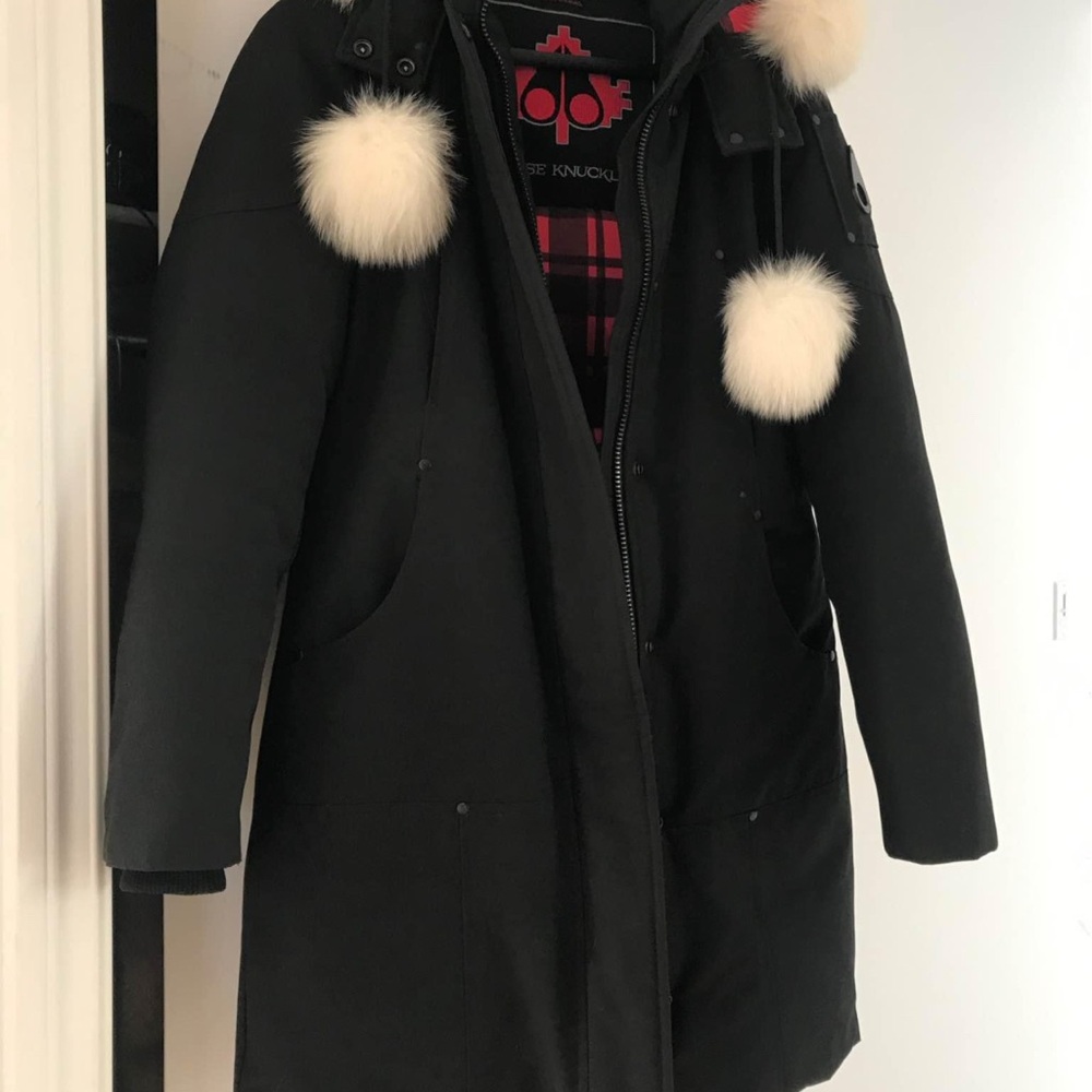 Moose Knuckles Ladies Sterling Black Size:Medium